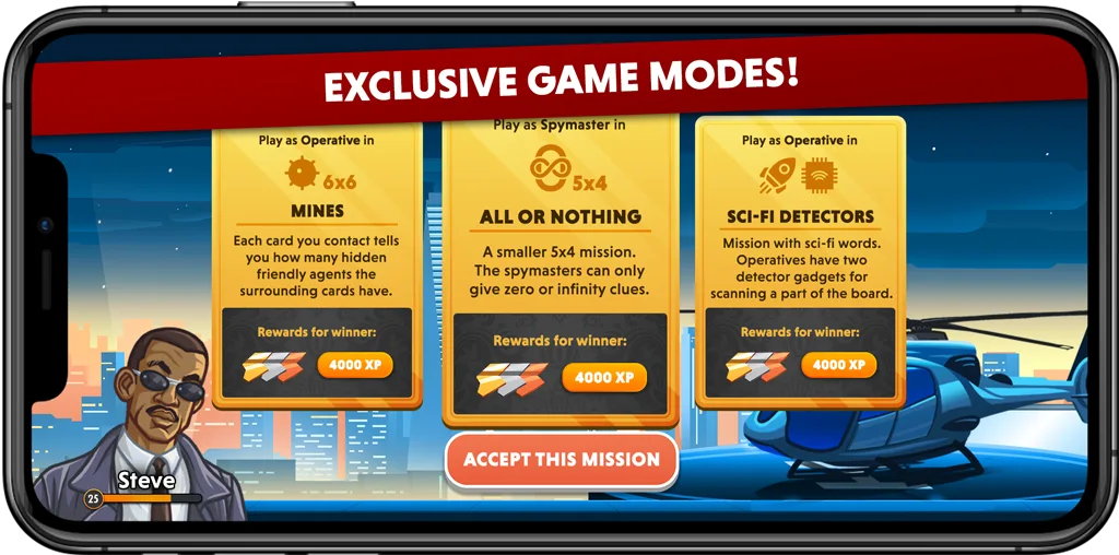 New Codenames game modes