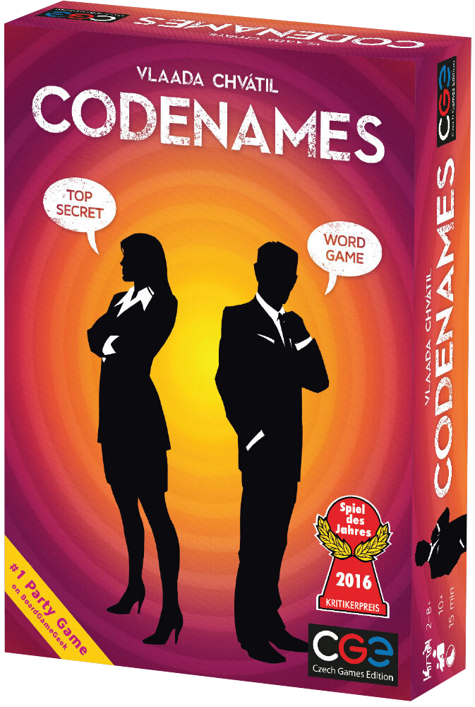 Codenames board game box