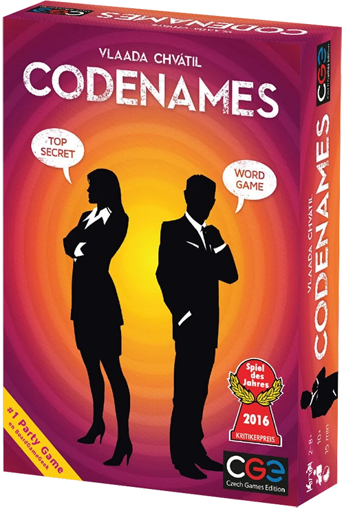Codenames board game box